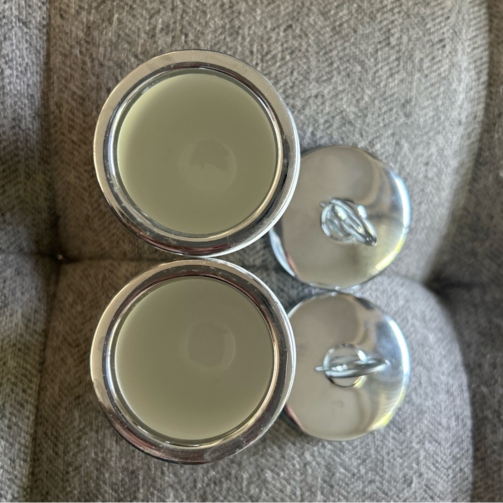 Royal Worcester England Pair of Porcelain Floral Egg Coddlers 2.1" x 2.5" tall - Picture 5 of 8